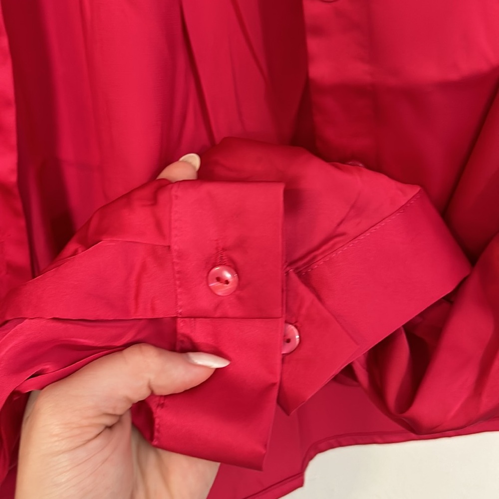 Satin button up - Picture 3 of 5
